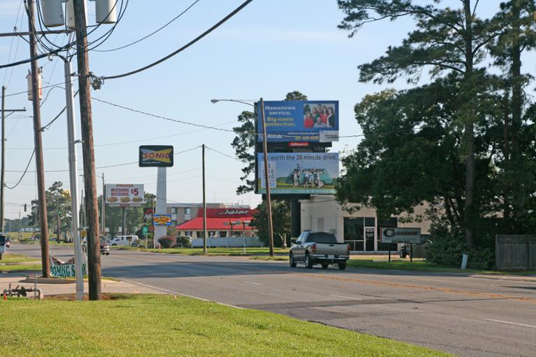 Photo of a billboard in Jennings
